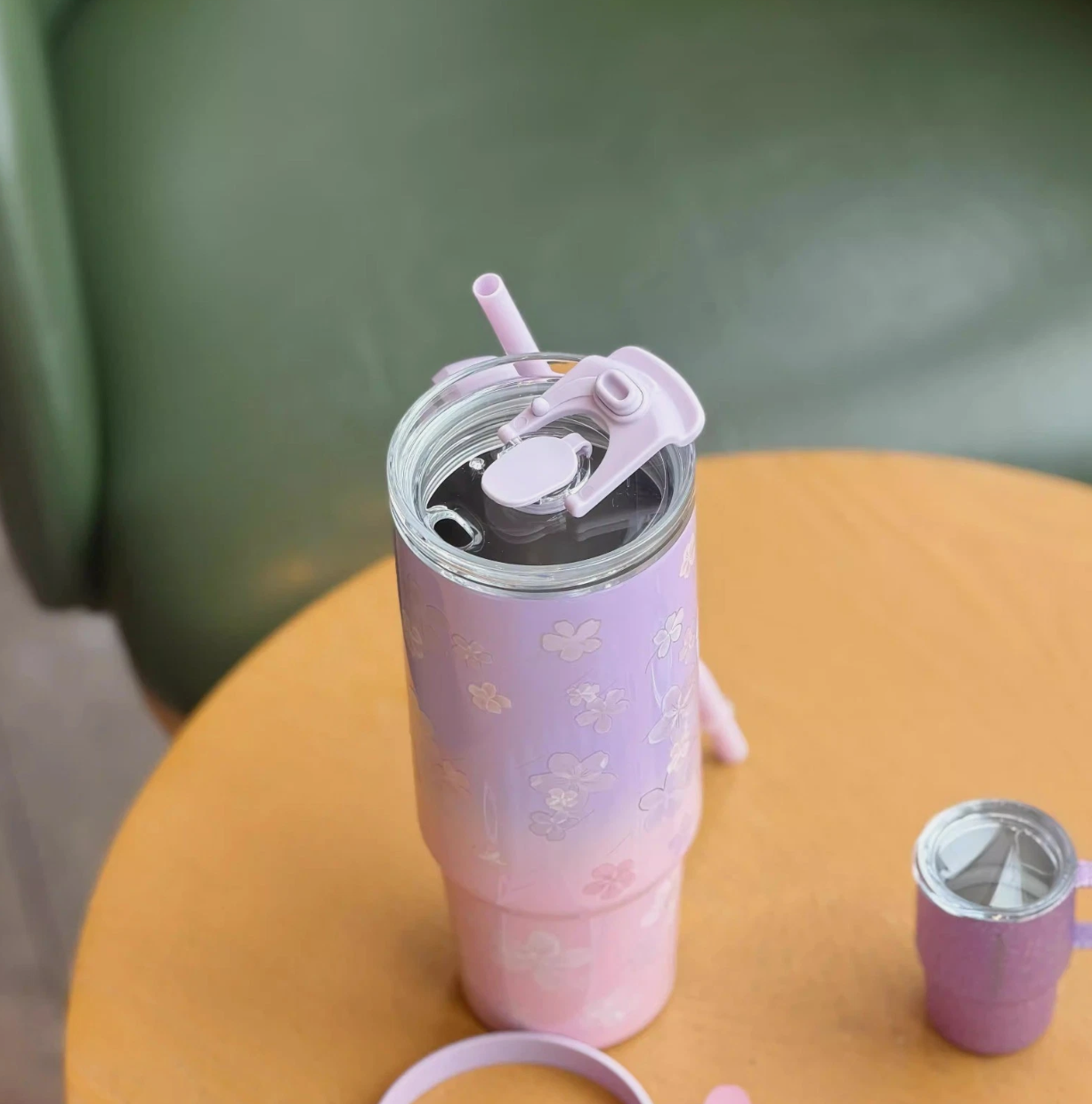 Starbucks Sakura Lavender Plush Handle Tumbler Set – Limited Edition Collector’s Box