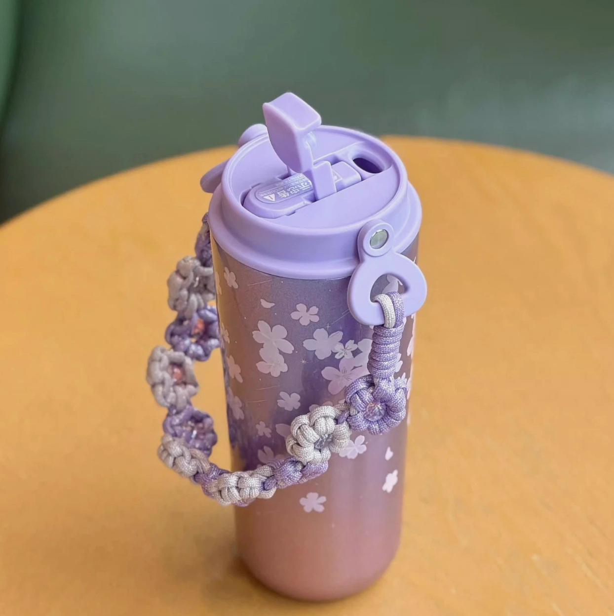 2026 China Starbucks Twilight Sakura 30oz Double Drink SS Vacuum Cup + Keychain